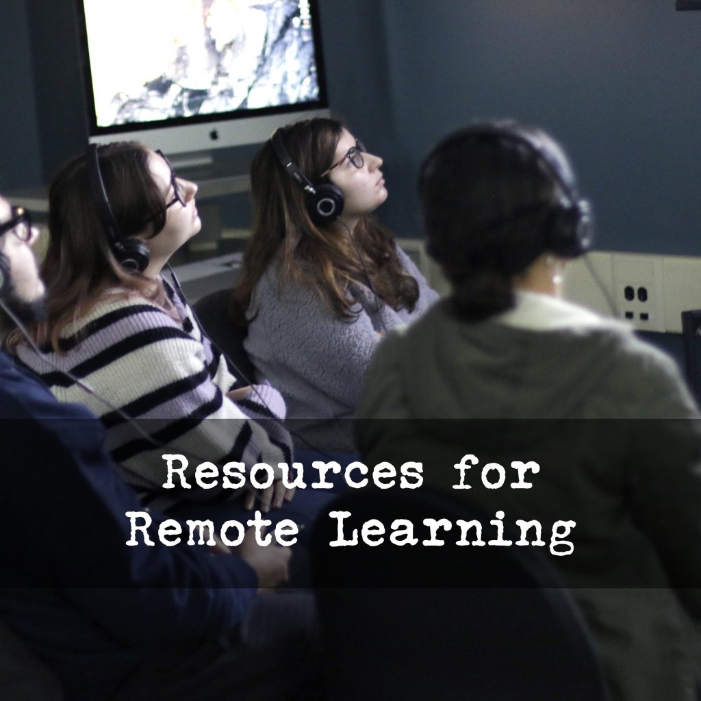 Resources for Remote Learning
